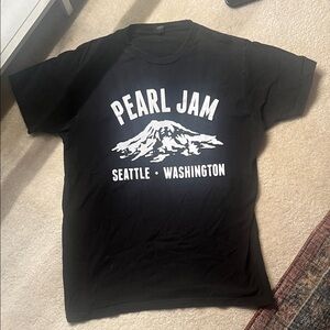 Pearl Jam cotton Black Graphic Tee